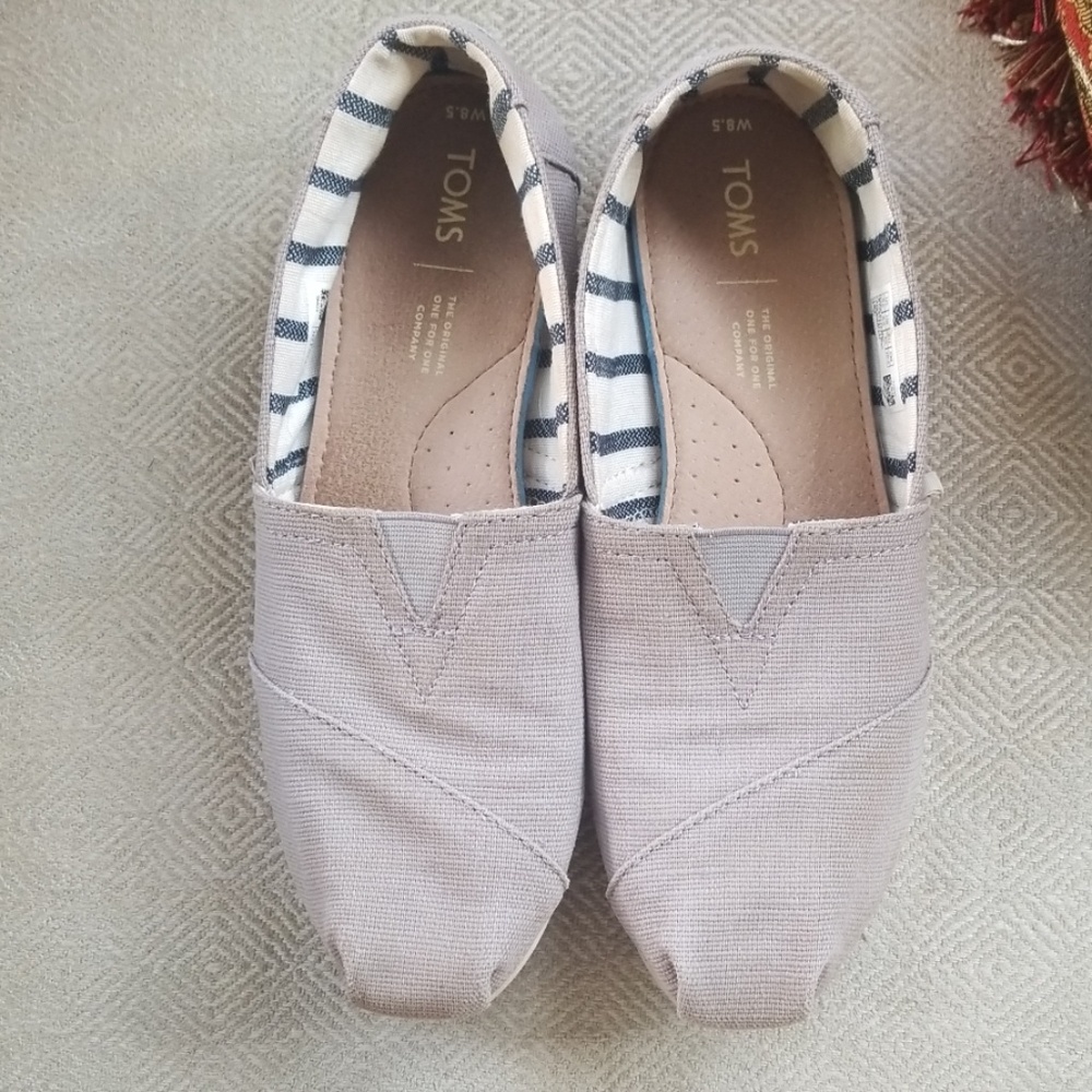 Grey Heritage Toms Shoes